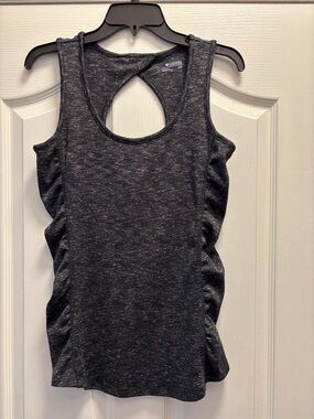 Columbia Women's Charcoal Heather Racerback Tank